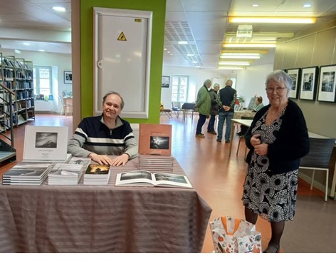 Frédéric Debilly présente ses livres et une superbe exposition de photos qui a charmé les visiteurs