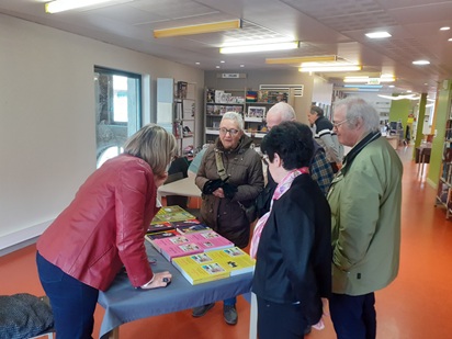 Pas forcément la foule mais que des gens intéressés par nos oeuvres.