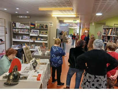 Salon du livre organisé par l'Amicale arquoise le 8 mars (écrivains invités)